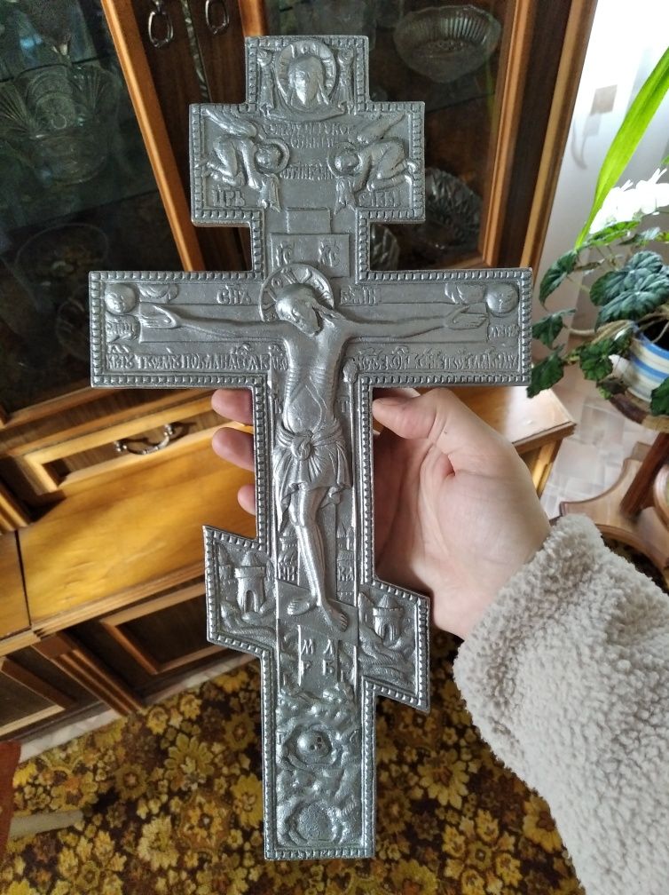 Крест церковный алюминиевый