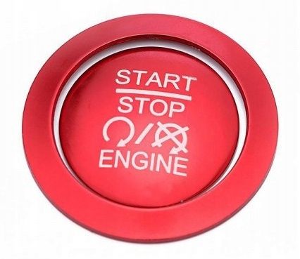Przycisk Naklejka Nakładka Guzik Engine Start Stop