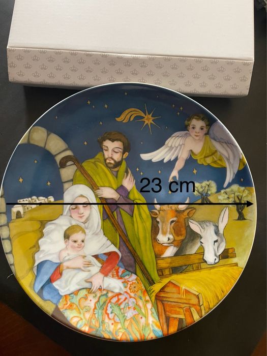 Vista Alegre Prato decorativo de Natal 2023 numerado