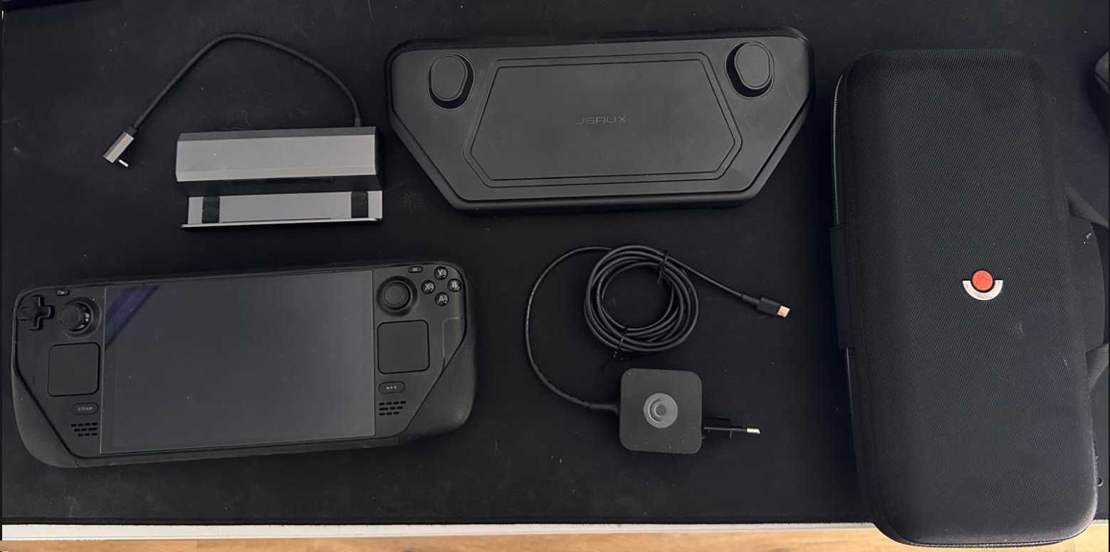 Steam deck OLED - 1 TB (+ Bolsa de transporte e acessórios)