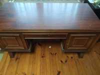 solidne biurko stare drewniane do odnowienia