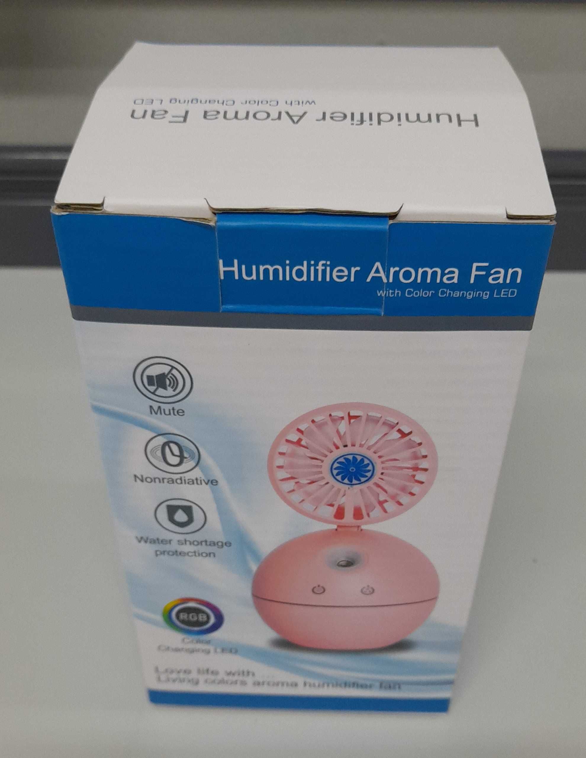 Humidificador e Difusor de Aromas com Ventoinha