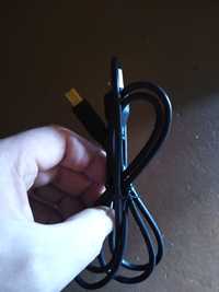 Kabel do drukarki nowy , ładowarka USB na mały wtyk nowa