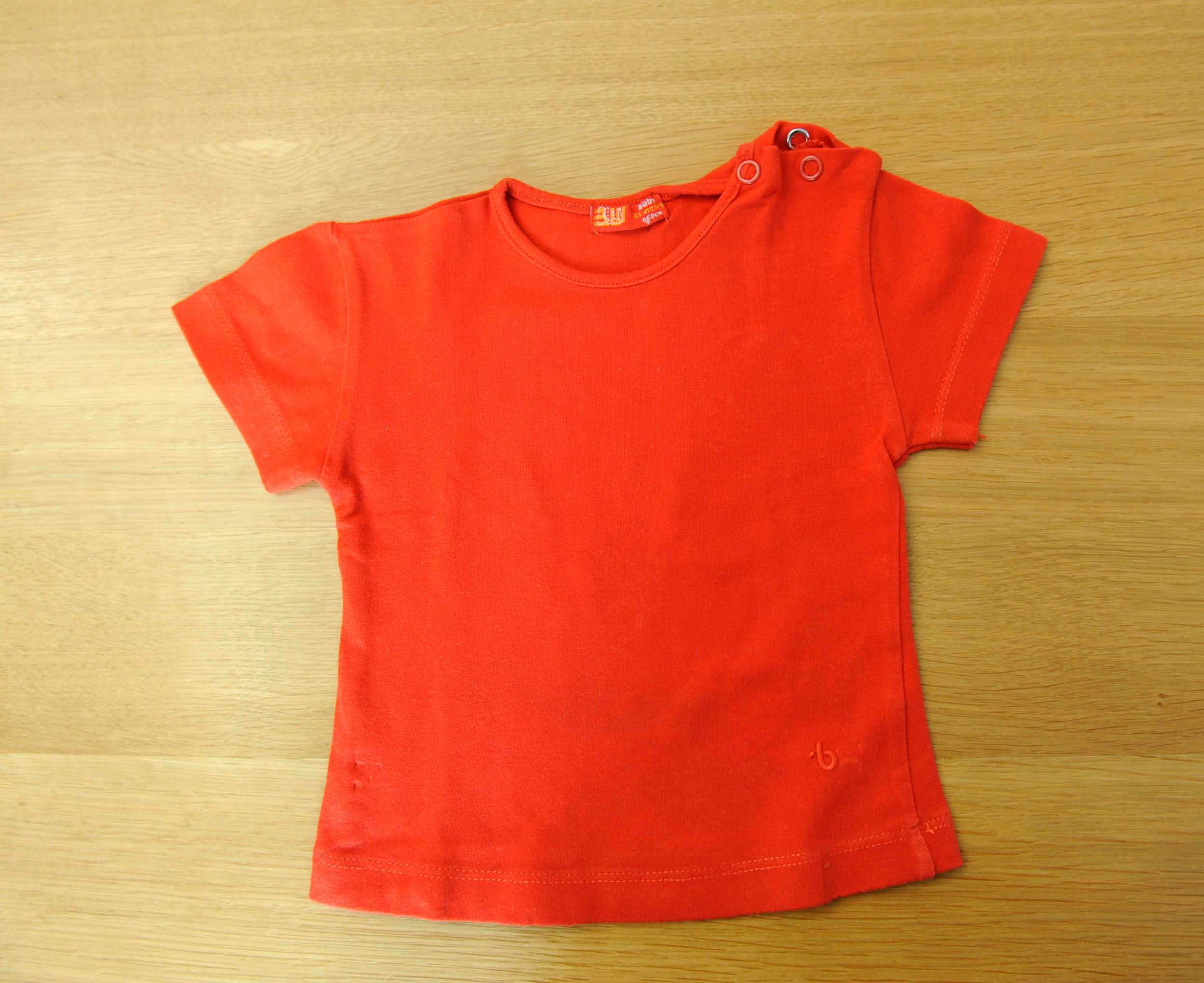 T-shirt vermelha da BW (3 meses)