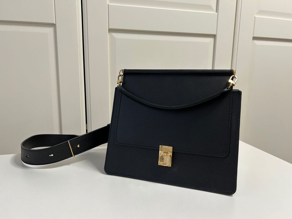 Torebka Polène Numéro Sept – Edition Textured Black