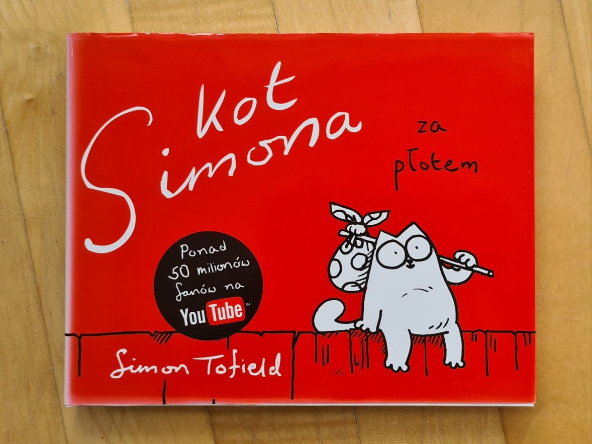 "Kot Simona. Za płotem." Autor: Simon Tofield