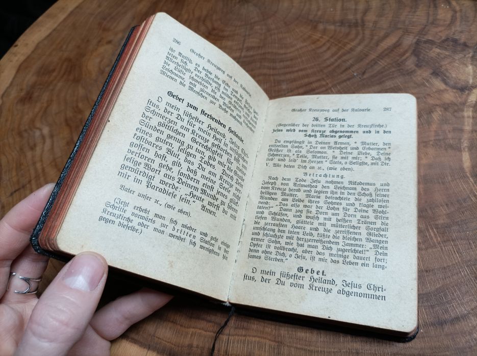 Stary modlitewnik niemiecki 1932 r.