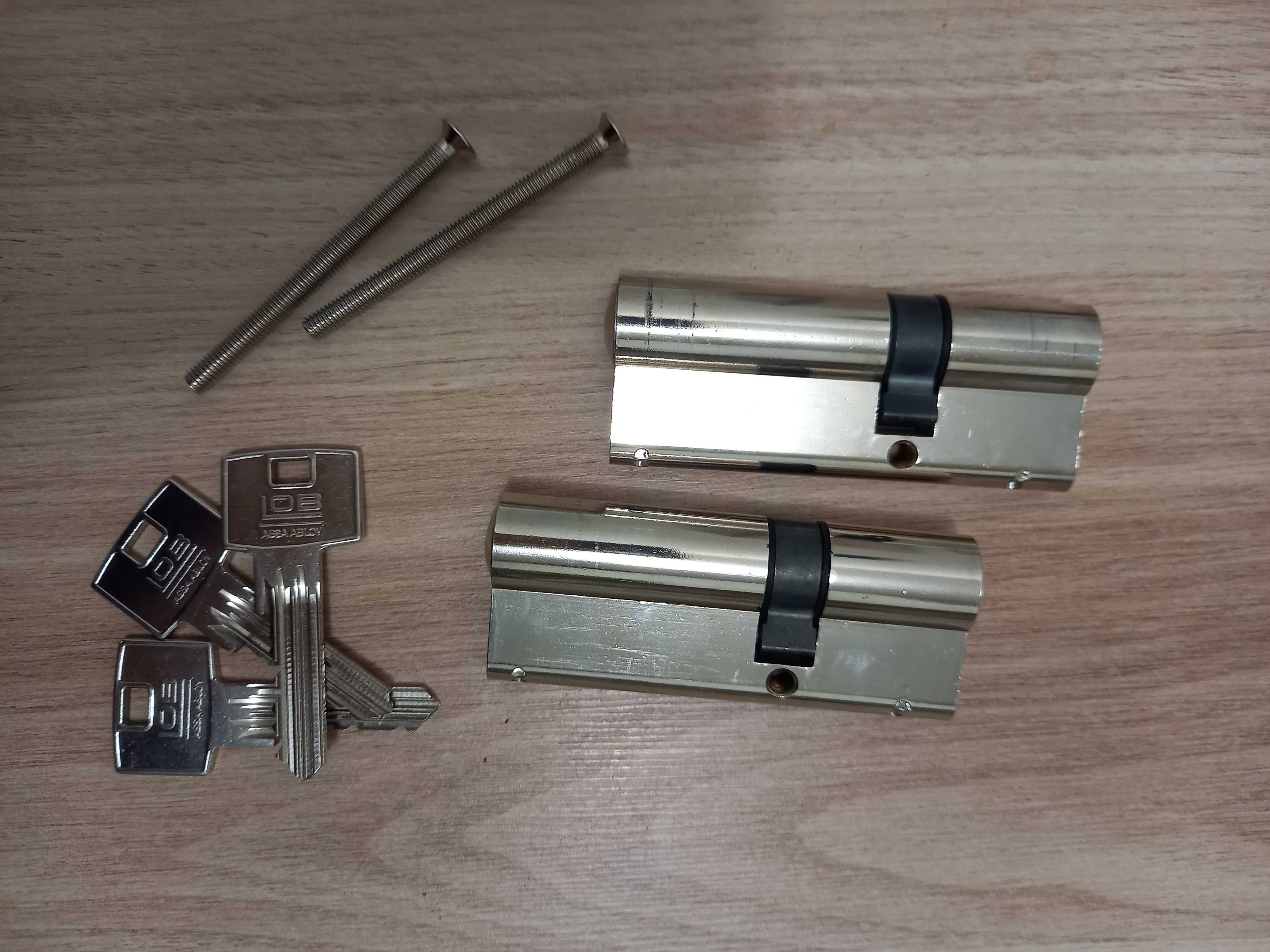 Komplet wkładek LOB Assa Abloy 30/50 system jednego klucza