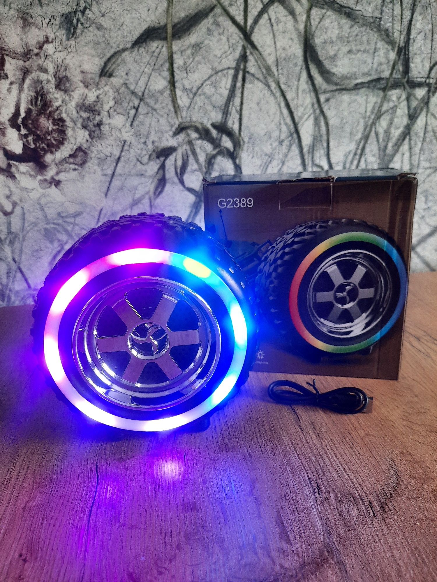 Głośnik Bluetooth G2389 Koło samochodowe