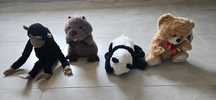 Vários peluches.