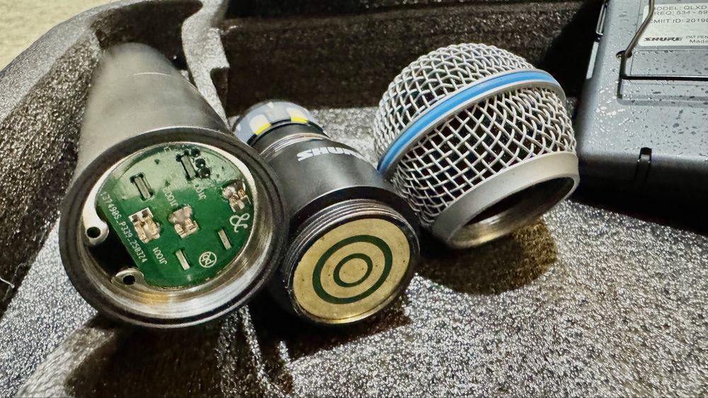 Shure QLXD Beta58, ручний мікрофон, бодіпак,головна гарнітура,петличка
