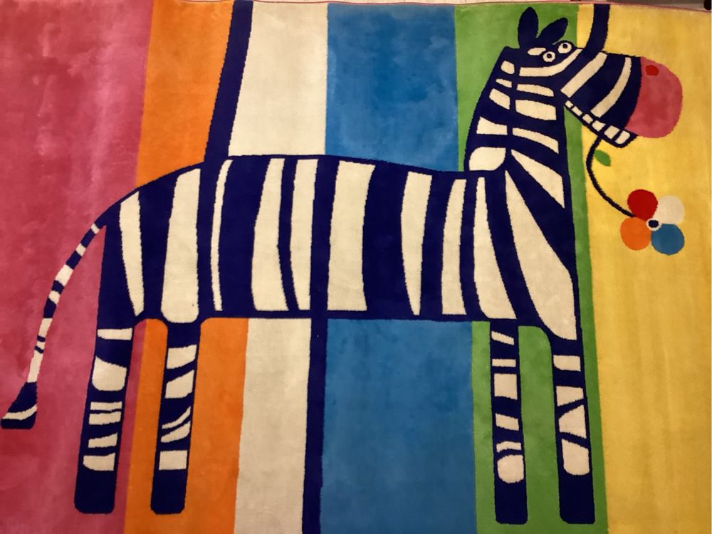 dywan dziecięcy zebra