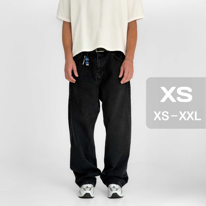 Джинси чоловічі baggy jeans, широкие джинсы мужские реп rap sk8 XS