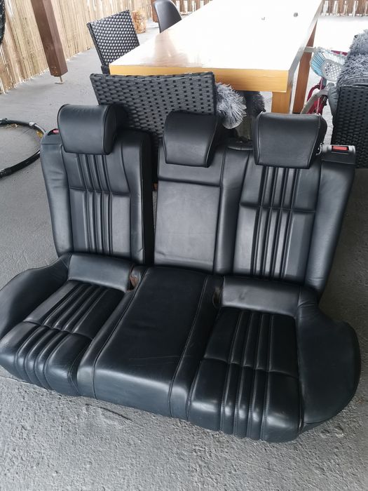Alfa Romeo 159 Fotele komplet Przednie i tylne  skórzane grzane Czarne