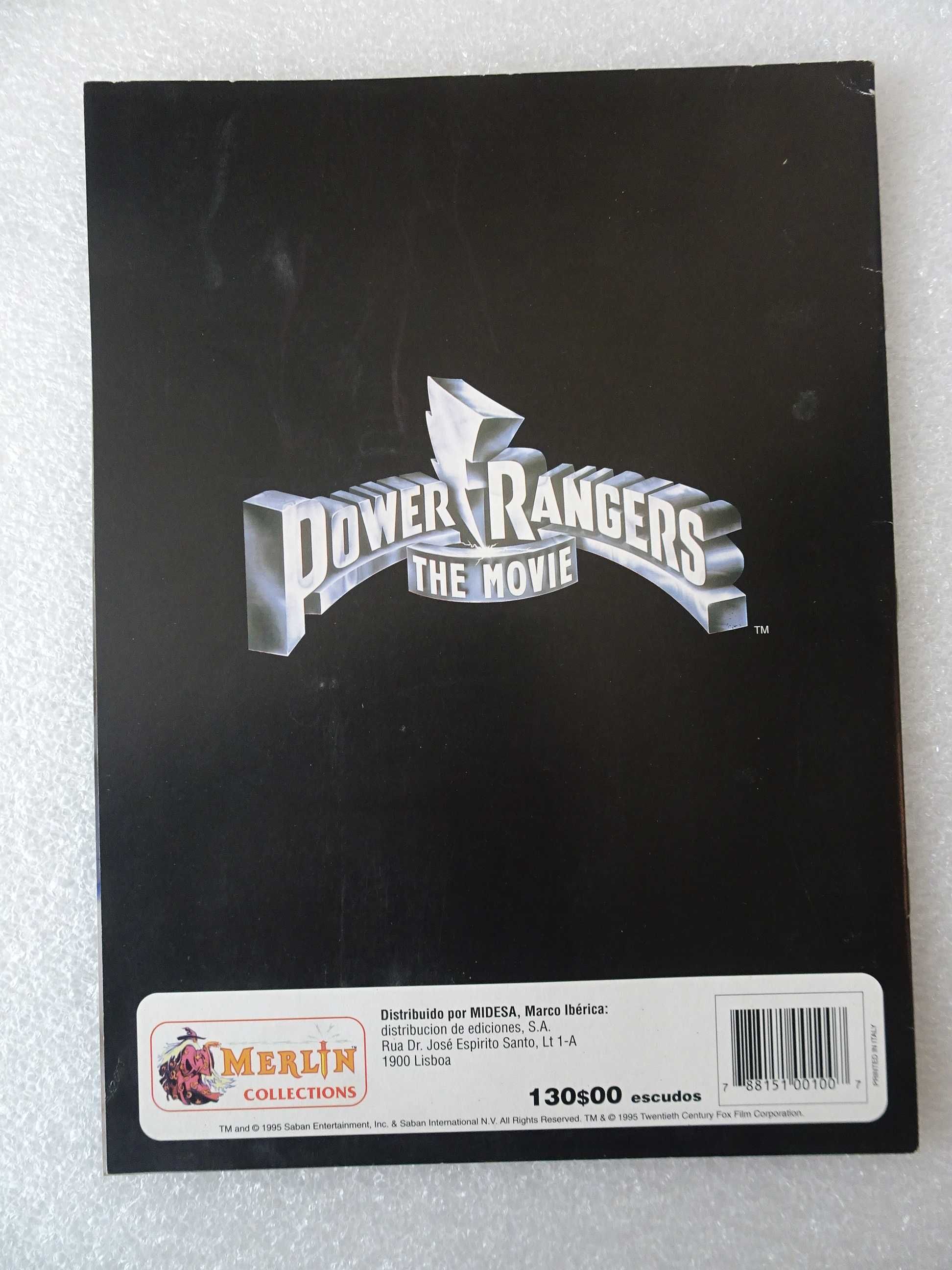 Caderneta de cromos vazia Power Rangers - The Movie Merlin Collections
