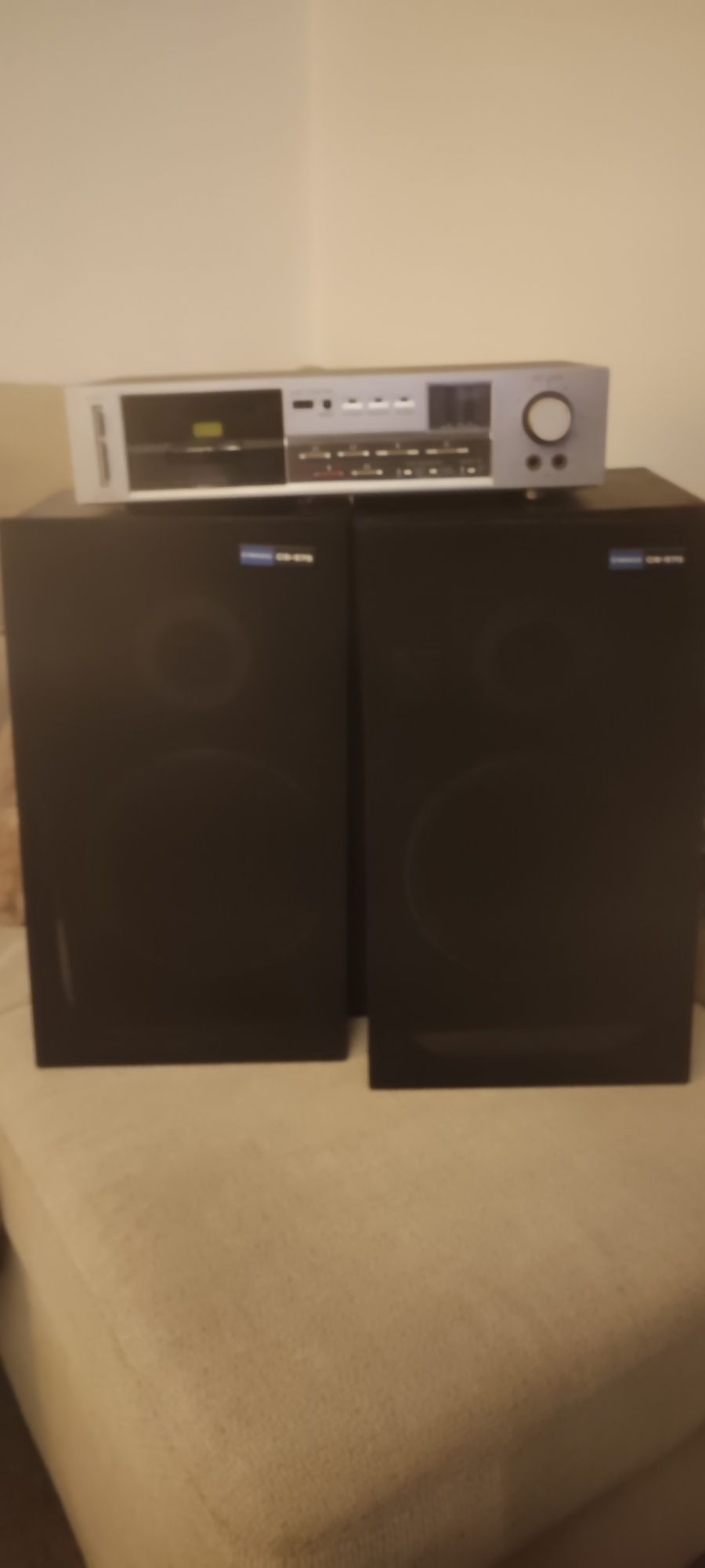 Colunas Pioneer WiFi (vintage) + deck cassetes