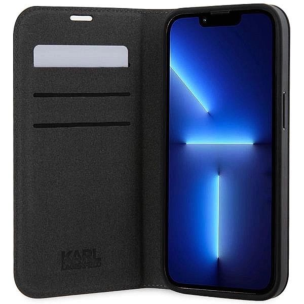 Etui Karl Lagerfeld Saffiano Karl&Choupette na iPhone 14 Pro Max - sre