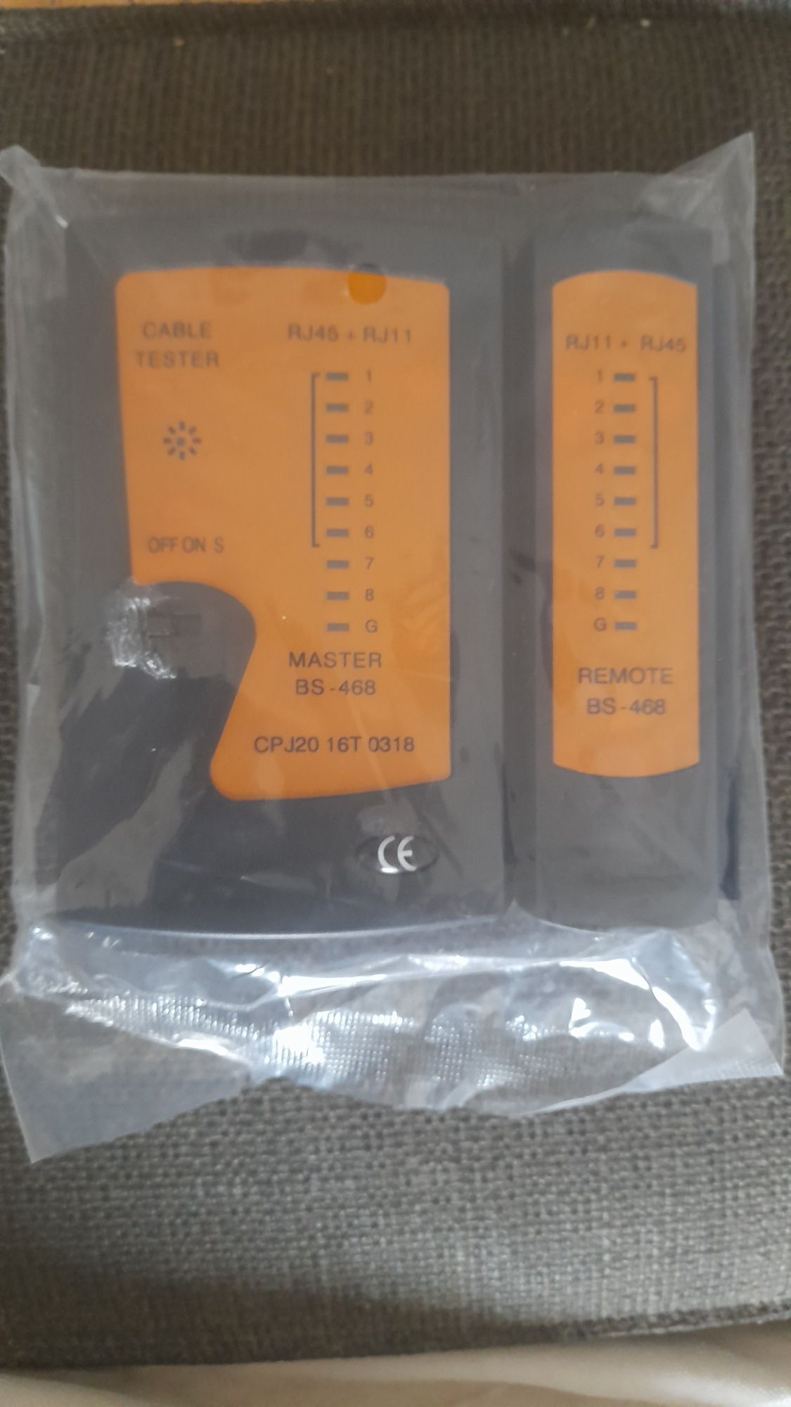 Testador de cabos rj45 e rj11