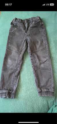 Spodnie chłopiece jeansowe rozm 104 H&M regulowane w pasie
