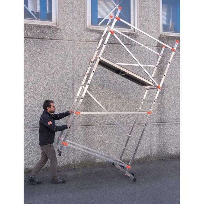 Rusztowanie aluminiowe Gierre Fast&Lock wys.rob. 5,8m