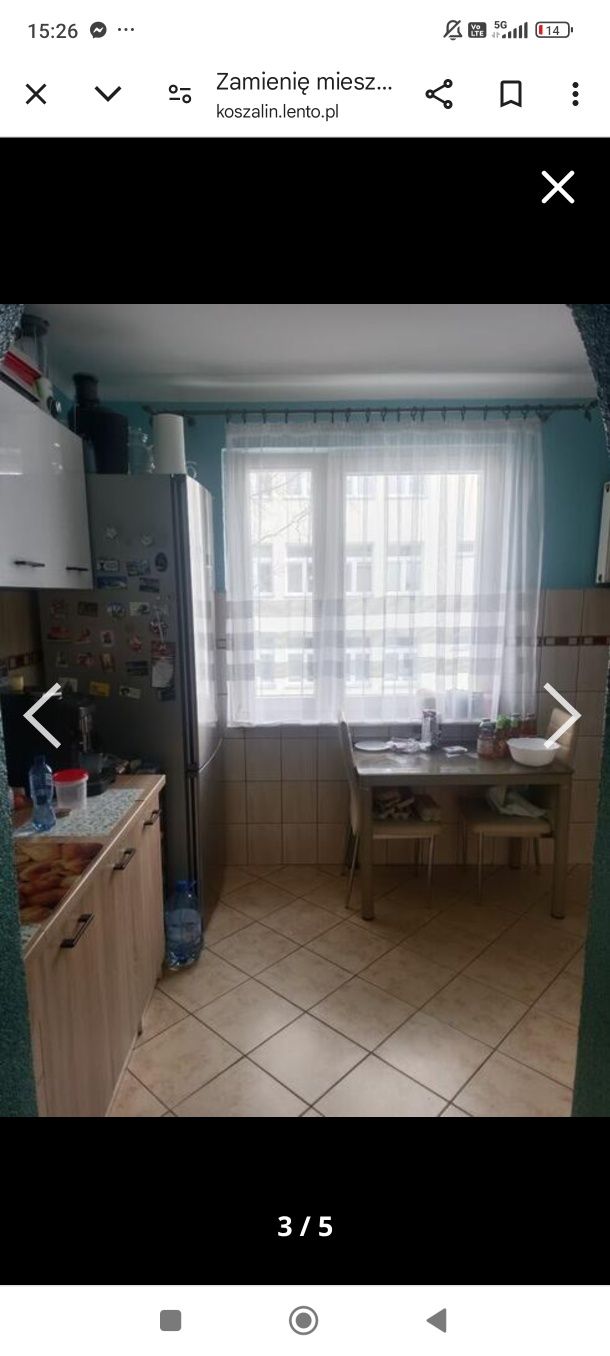 Zamienię mieszkanie dwupokojowe Zbm