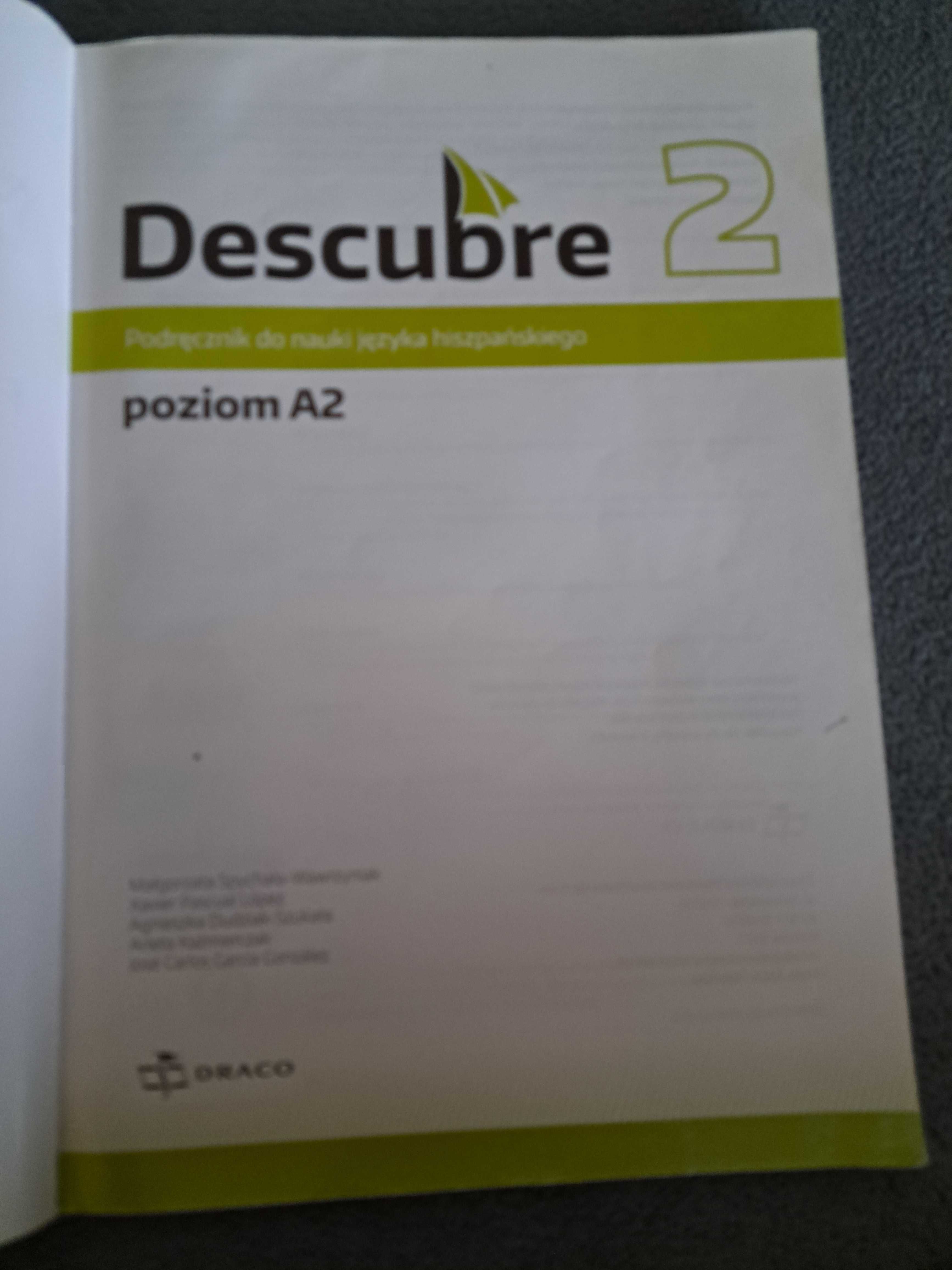 Podręcznik do J. Hiszpańskiego poziom A2. Descubre 2