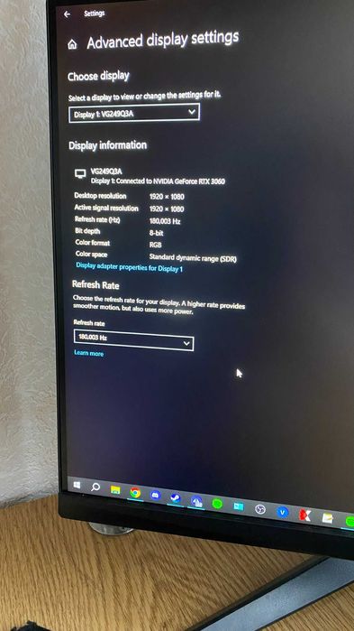 На гарантії Монітор Asus VG249Q3A 180 гц