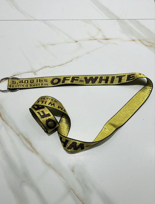 Off white pasek unisex