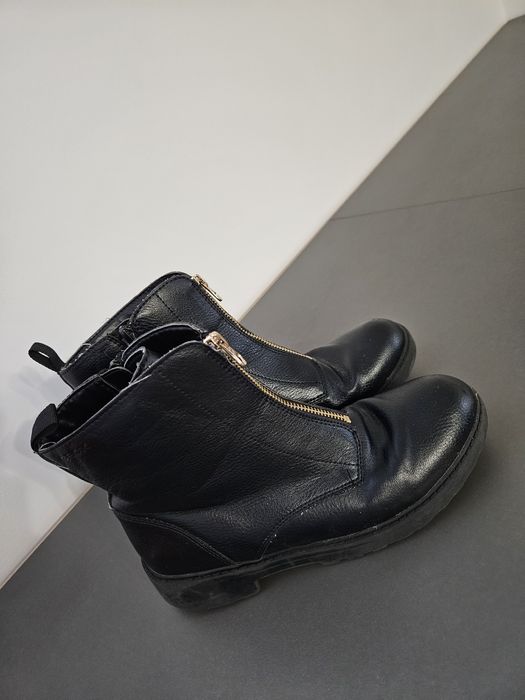 Botki skóra naturalna Geox