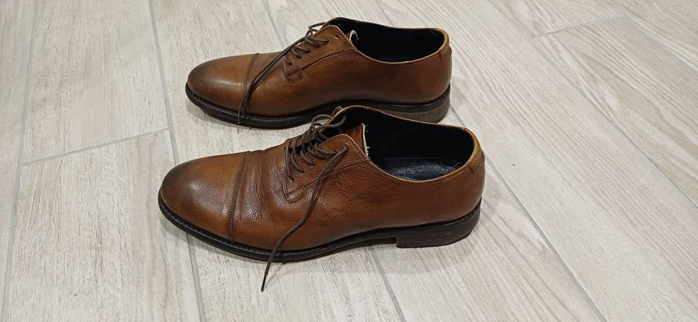 Туфлі, мешти шкіряні коричневі Roy Robson 41 розмір