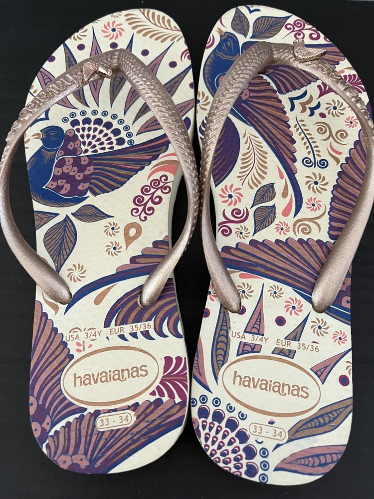 Oryginalne klapki havaianas roz.35/36