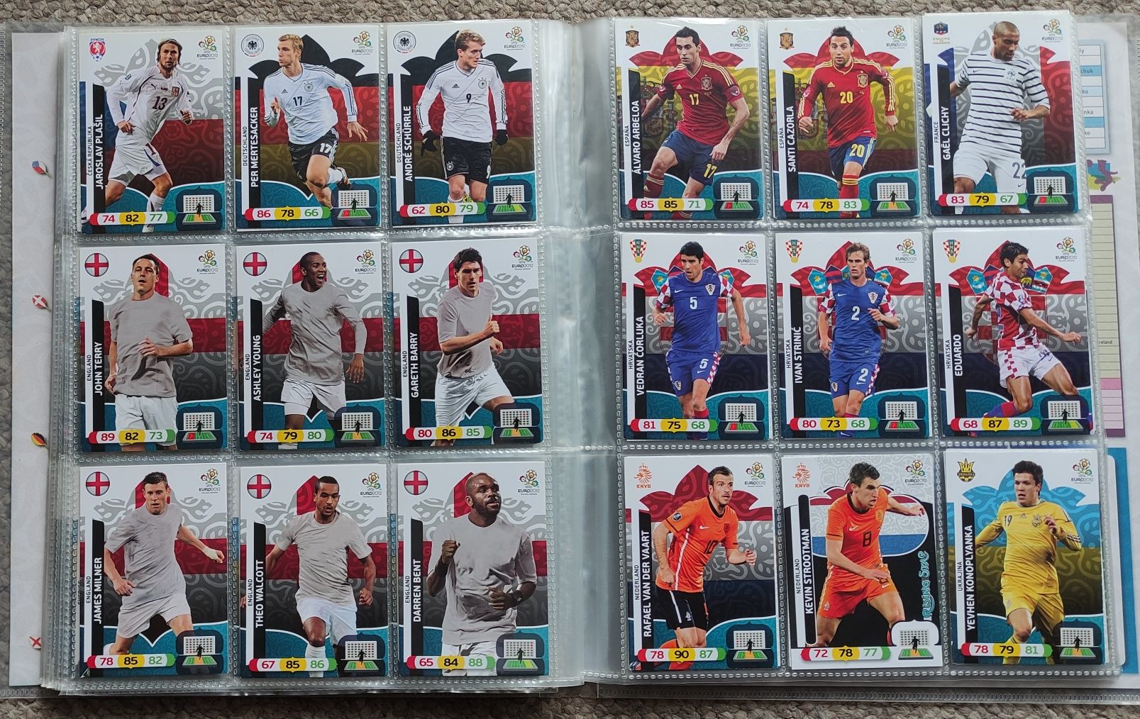 Karty Panini Euro 2012