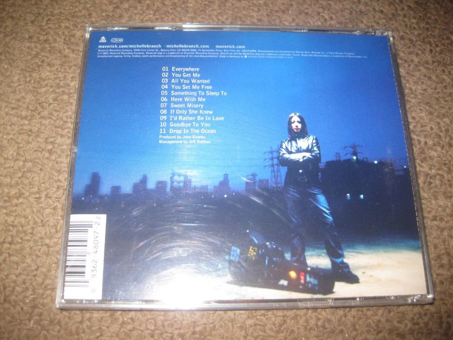 CD da Michelle Branch "The Spirit Room" Portes Grátis!