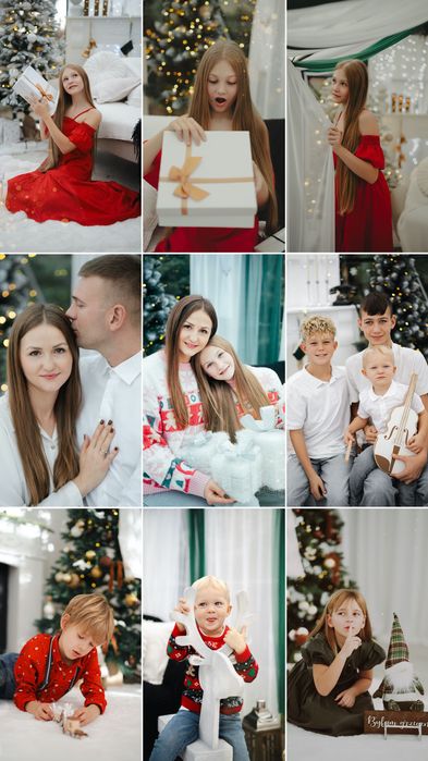 Mini sesja świąteczna - rodzinna i dziecięca