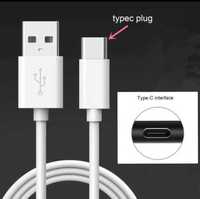 Кабеля для зарядки телефона USB×type C. Длина 1м.