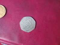 Moneta Wielka Brytania 50 pence 2008r