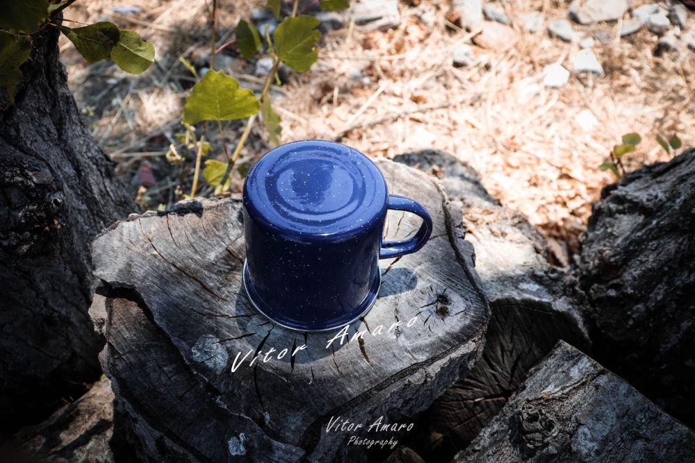 Copo/Caneca Vintage em Esmalte para Campismo|NOVO