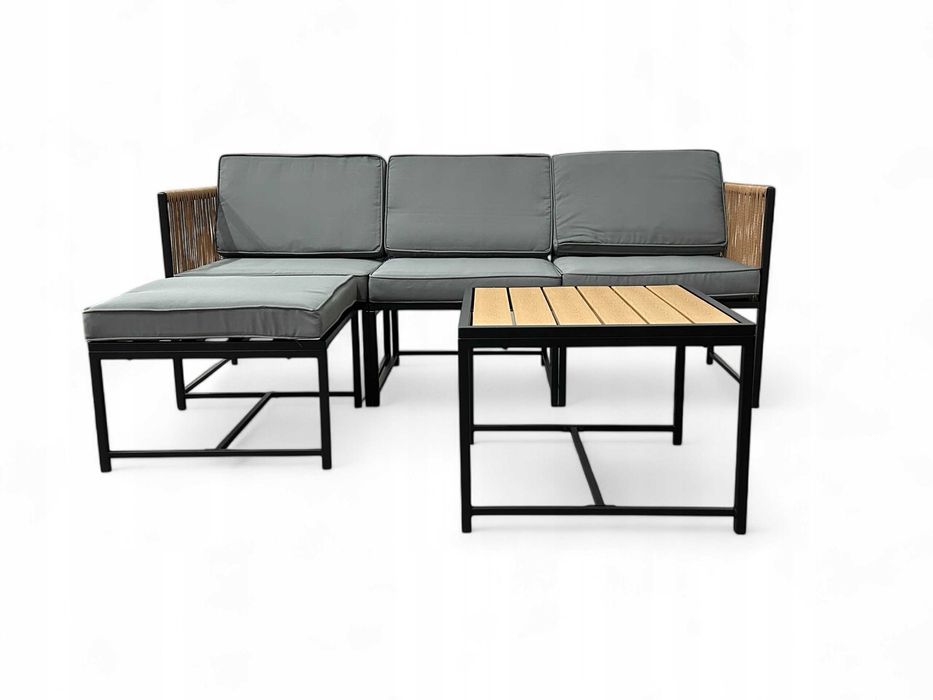 OUTLET! Narożnik Ogrodowy/Tarasowy Modułowy Zestaw Mebli 2 Kolory