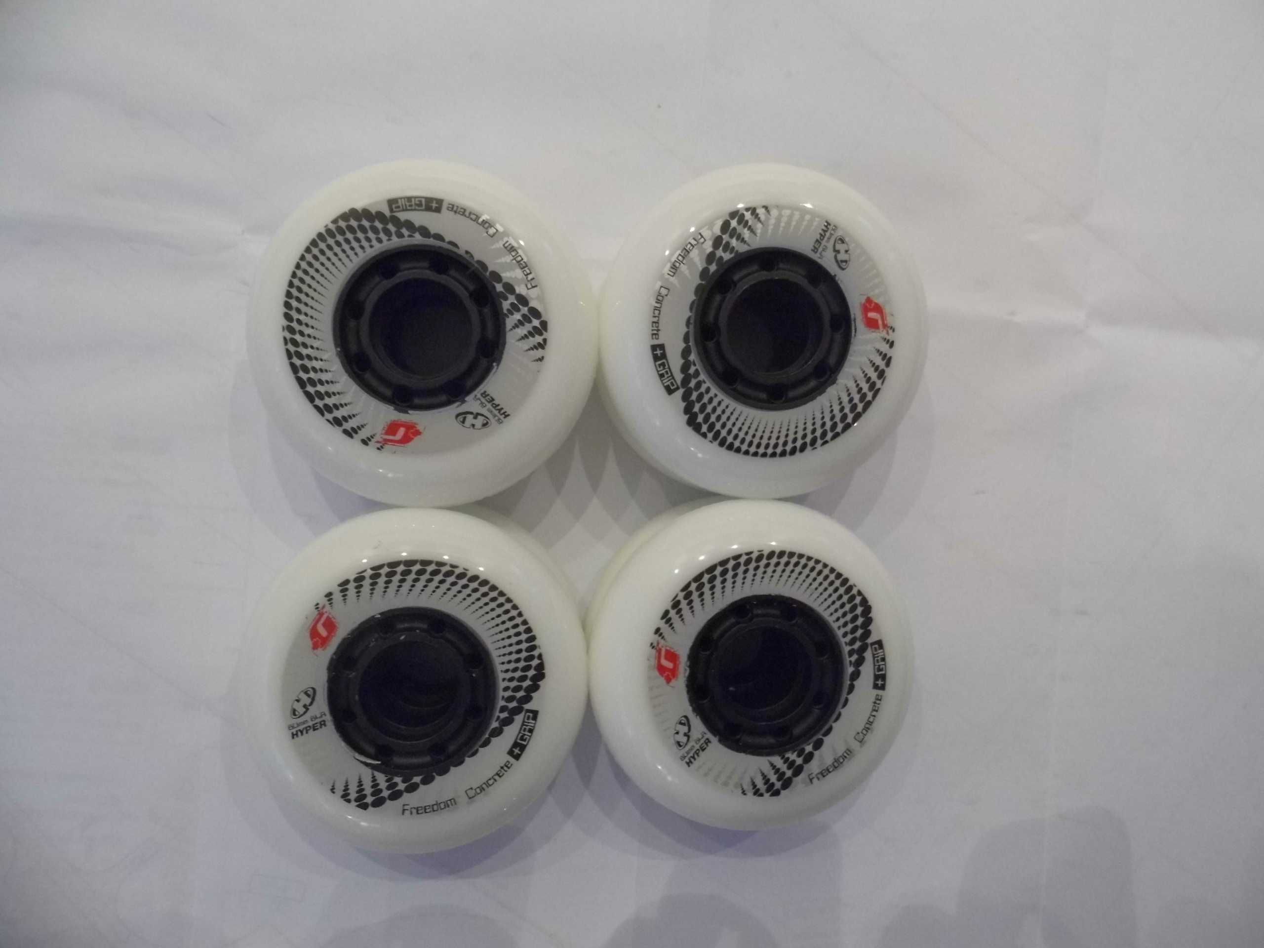 Kółka do rolki Hyper 80mm/84A zestaw 8 sztuk