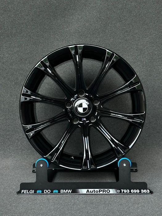 Felgi 5x120 do BMW zamiennik Styling 166 czarny połysk 8J ET35 ET15 18” E46 E90 E60 E65 Z3 Z4 F10 F30 F32 M pakiet alufelgi