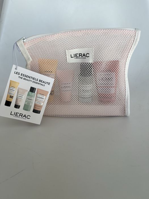 Lierac zestaw mini produktow z kosmetyczka