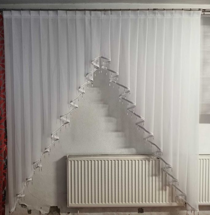 Firanka choinka z koralikami