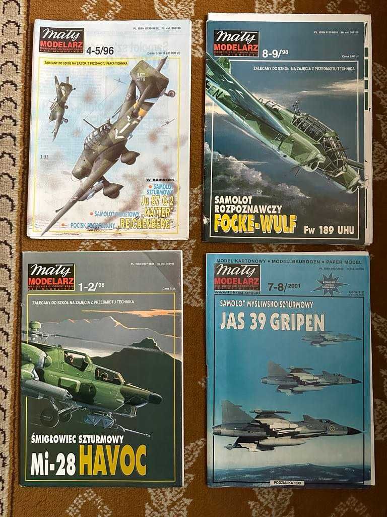 Modele kartonowe -- Mały Modelarz, Kartonowy Arsenał i inne
