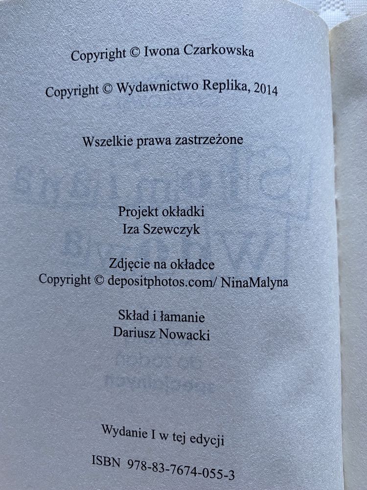 Iwona Czarkowska „Słomiana wdowa czyli kobieta od zadań specjalnych”