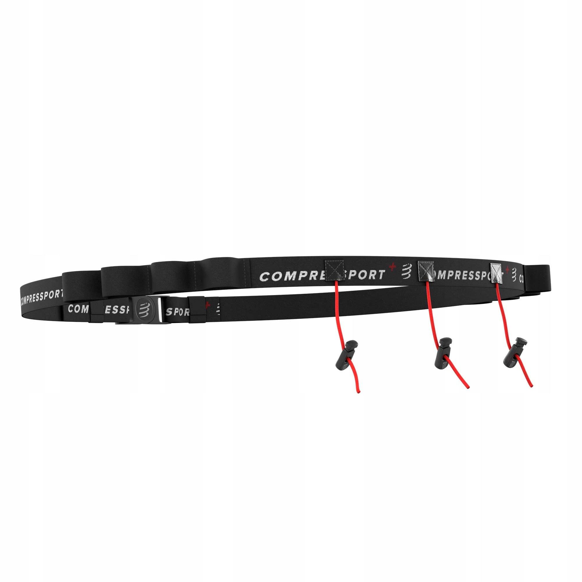compressport race belt na numerek startowy dodatkowymi kieszonkami