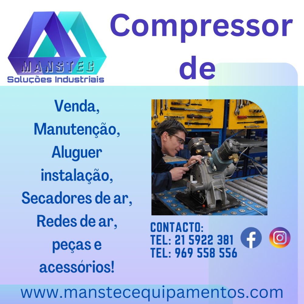 Compressor de ar venda manutencão