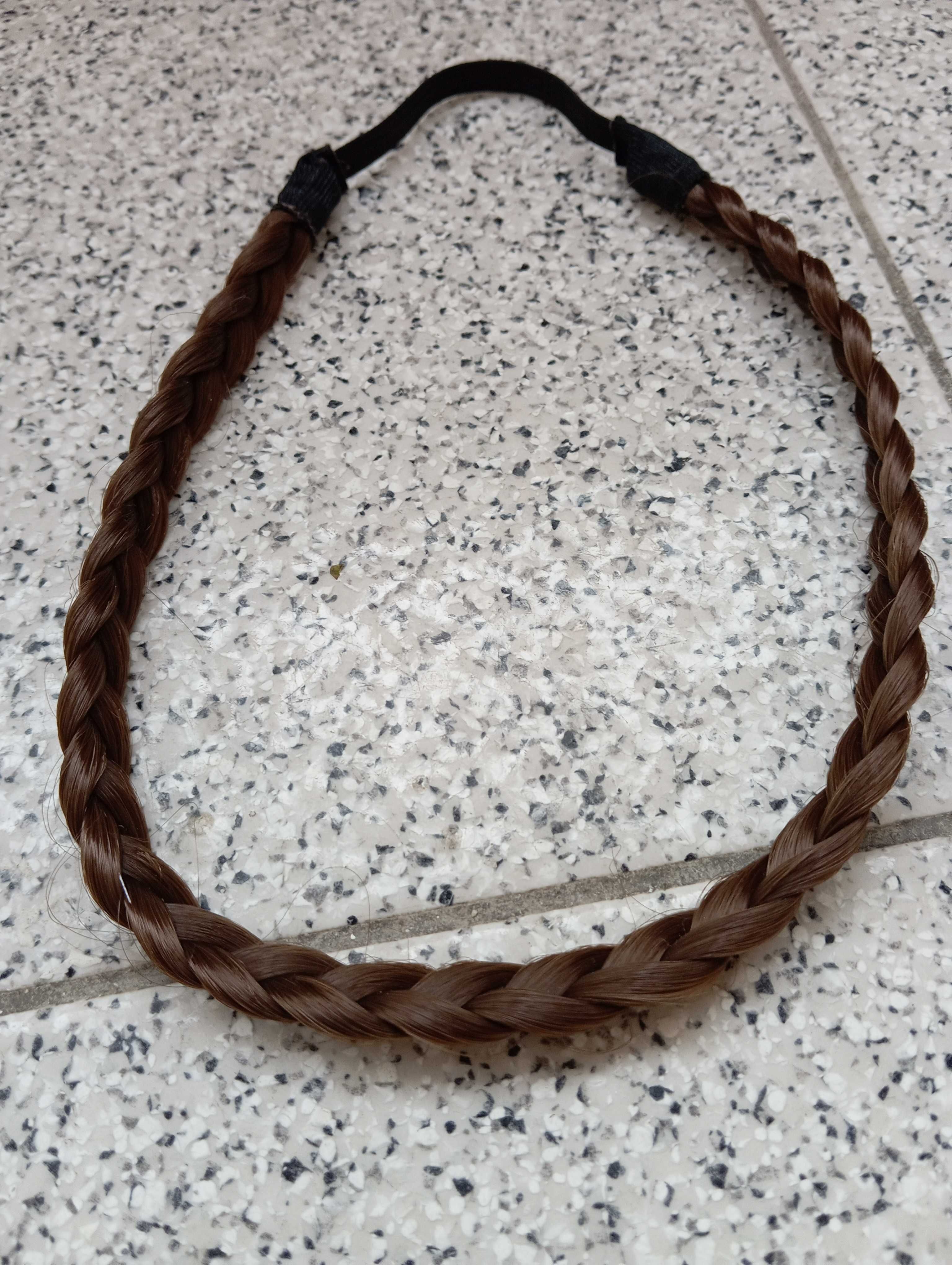 Coroa e trança para cabelo