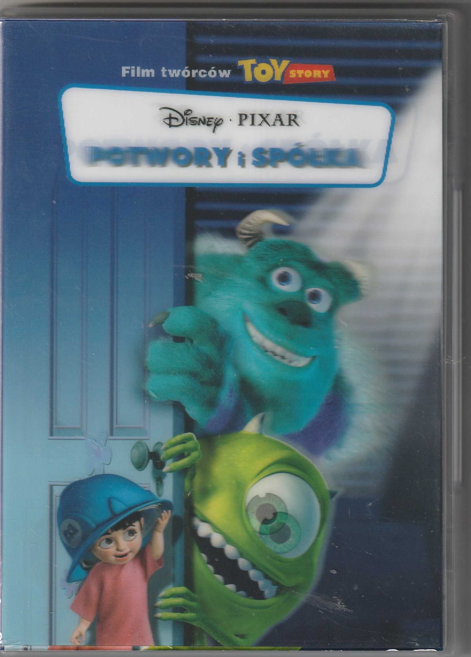 Potwory i Spółka Disney DVD unikatowa okladka