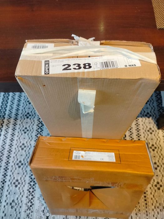 Zestaw Szafka 2-Drzwiowa Z Umywalką Twins Biały Połysk