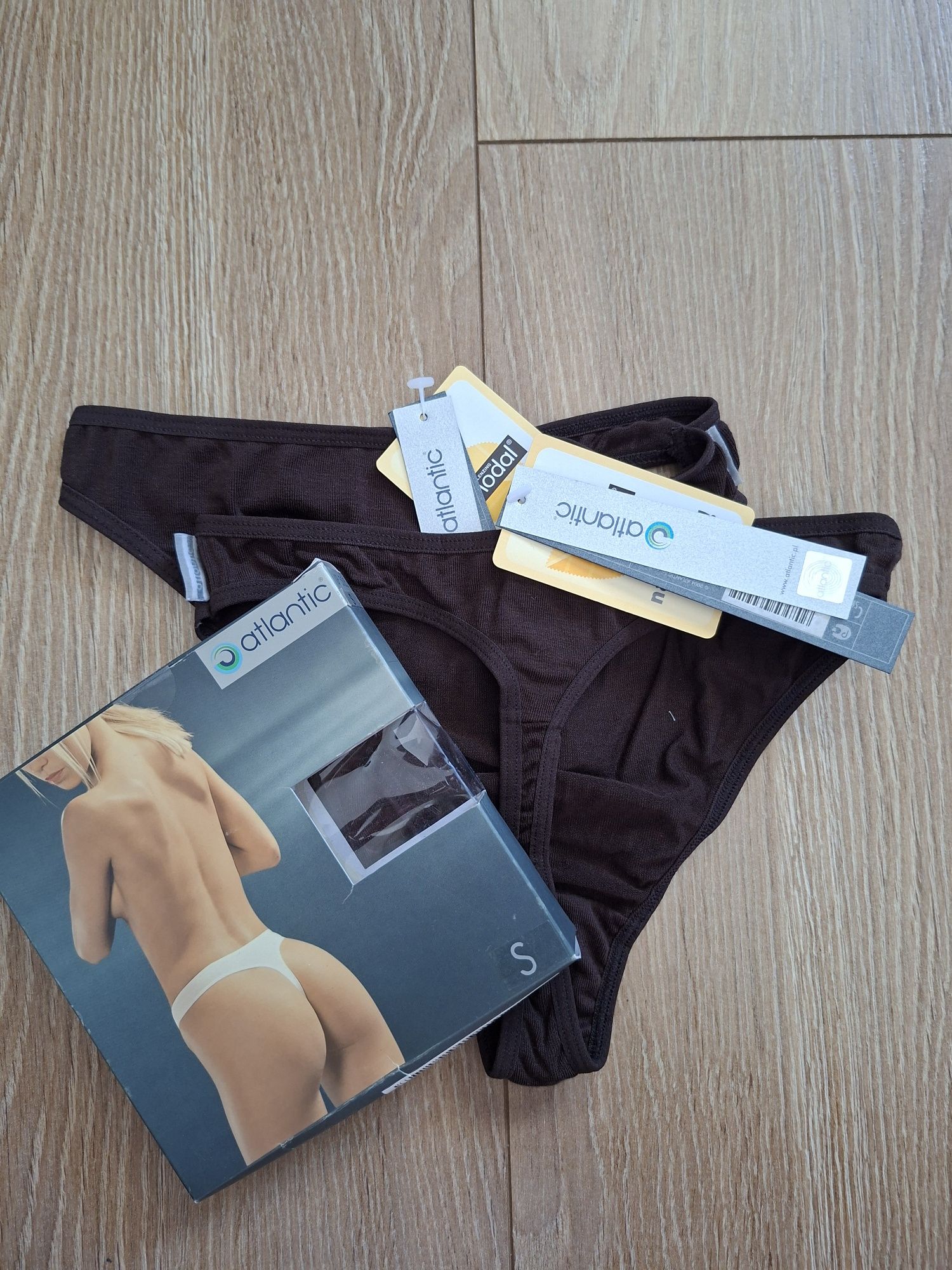 Stringi damskie, rozmiar S, 2 sztuki, modal